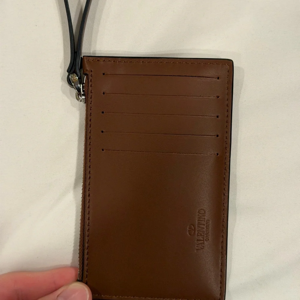 Valentino Brown Leather Wallet